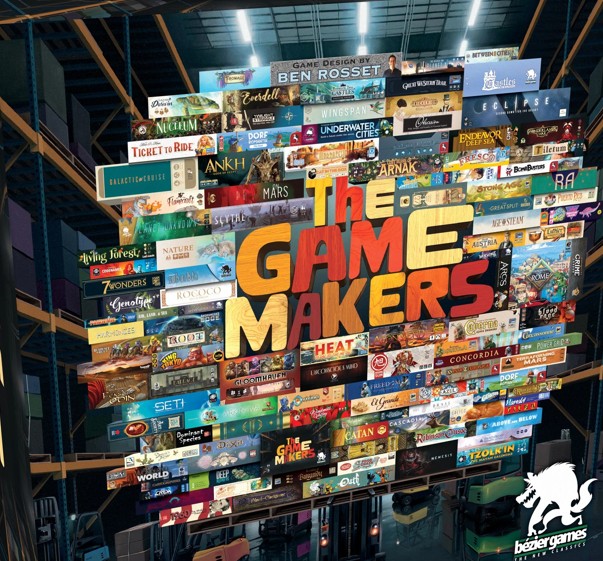 The Game Makers-brætspillet, hvor spillerne producerer kendte brætspil